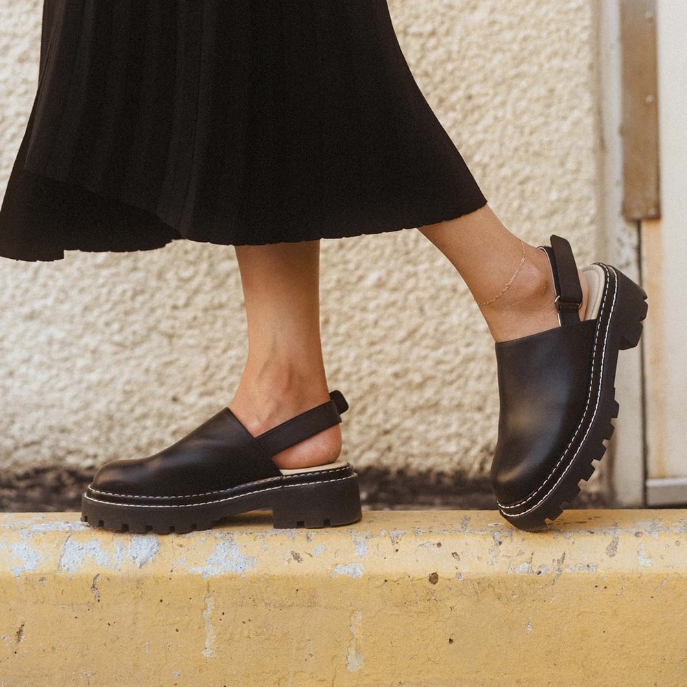 New Poppy & Barley Lug Mules